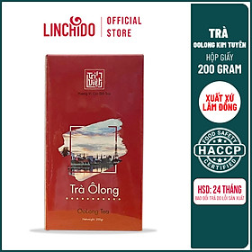 Trà Oolong (Ô long) Kim Tuyên Hộp Giấy 200g - Trà Ô long Trí Việt