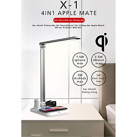 Đèn bàn X1 cao cấp kiêm đế sạc đa năng – 4IN1 APPLE MATE - Gia dụng SG