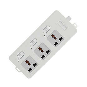 Mua Ổ cắm điện 3 lỗ 3 chấu 3 công tắc 3M Gelan