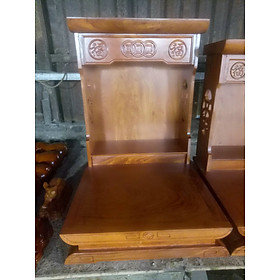 Mua Bàn thờ ông thần tài ông địa bằng gỗ hương đá kt 41×47×61cm