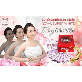 Dịch uống truyền trắng mờ nám Royal Super White