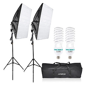 Bộ Đèn Chụp Ảnh Cho Studio (135W) (2 Đèn) (2 Chân Đèn)
