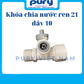 Mua Van Chia Nước Bằng Nhựa ra dây 6mm hoặc 10mm - Bộ chia nước đầu vào ( Khẩu khóa) / Cút chia nước đầu vào / Van chia nước