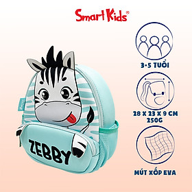 Ba lô Mẫu Giáo Cute Pets-Zebby B-043 Xanh ngọc