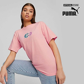 PUMA - Áo thun nữ cổ tròn tay ngắn Downtown Graphic 621453