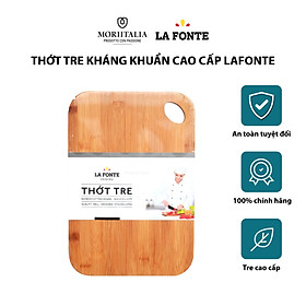 Thớt tre La Fonte tiện lợi bền đẹp kháng khuẩn tốt Moriitalia 180596