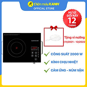 Bếp hồng ngoại Sunhouse SHD 6017 - Hàng Chính Hãng