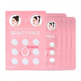 Mặt nạ thon gọn mặt Rubelli V-Line Face Hàn Quốc ( hộp gồm 7 miếng không kèm đai định hình)