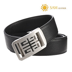 Dây nịt nam - thắt lưng nam da SAM leather SFDN005WB, Men's belts