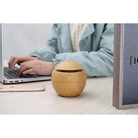 Mua Máy Phun Sương Vân Gỗ Hình Tròn Khuếch Tán Tinh Dầu Tạo Đổ Ẩm