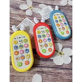 Điện thoại Hươu Sừng Tặng Pin, Dây Đeo, Có Đèn Phát Nhạc Tiếng Vui Nhộn Dễ Thương - Điện Thoại Hươu Vàng