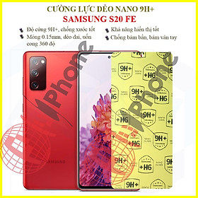 Dán cường lực dẻo nano  dành cho Samsung S20 FE - Tặng kèm dán Camera