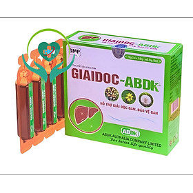 ỐNG UỐNG GIẢI ĐỘC GAN ABDK - Hộp 15 ống - Giúp thanh nhiệt, giải độc gan