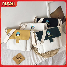 Túi đeo chéo Huazhi NASI T1023 phong cách hàn quốc túi đeo vai nữ thời trang dạo phố dễ thương vải đẹp