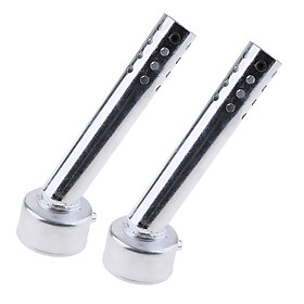 2pcs 48mm Motorcycle Angled  Exhaust  Insert Baffle