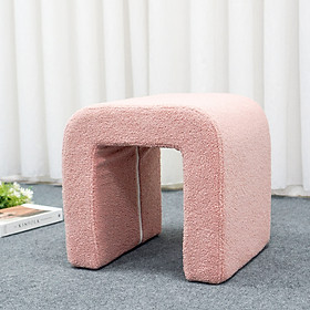 Mua Ghế ngồi bàn trang điểm chữ U bọc vải lông cừu AC21