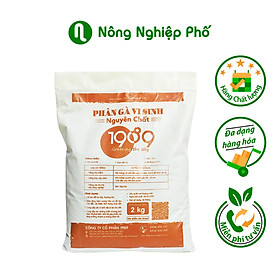 Mua Phân gà vi sinh 1989 dùng bón lót  bót thúc cho cây rau củ quả  cây ăn trái - Túi 2kg