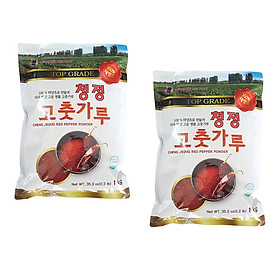 COMBO 2 Gói Ớt Bột Vảy (Cánh) Hàn Quốc CHENG JEONG - Ớt Bột Làm Kim Chi