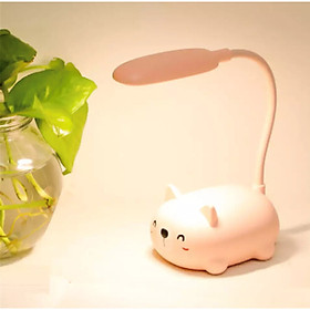 Mua Đèn led để bàn sạc usb hình thú dễ thương - Gấu - Hồng