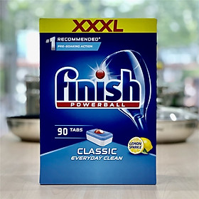 Viên rửa chén cao cấp Finish Classic lemon - Dành cho máy - Nhập khẩu từ Đức