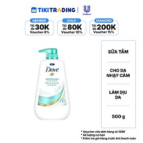 DOVE Sữa Tắm Serum Da Nhạy Cảm 500G