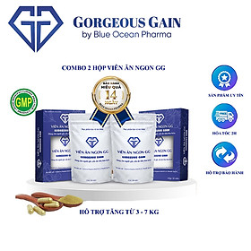 [Combo 2] Hộp Viên Ăn Ngon GG Gorgeous Gain giúp ăn ngon ngủ ngon, hỗ trợ tăng cân an toàn hiệu quả với cả cơ địa lâu năm