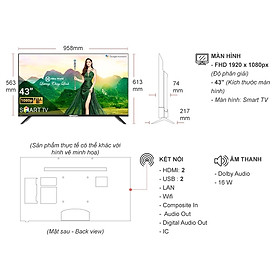 Mua Tivi Casper Internet 43 Inch 43FX6200- Hàng Chính Hãng