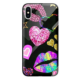 Ốp lưng kính cường lực cho iPhone XS LOVE 4 - Hàng chính hãng