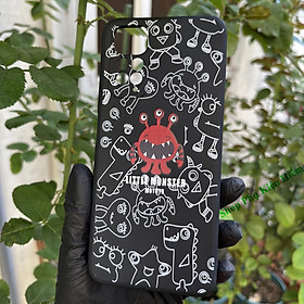 Ốp lưng dành cho Redmi Note 11 - Note 11S dẻo 3D little monster đen