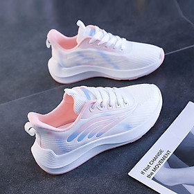 Giày thể thao nữ, giày chạy bộ đế êm nhẹ, thoáng khí đế cao su đúc, chống trơn trượt hạn chế mòn – GNU2089