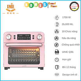 Mua Lò Nướng Điện Kiêm Nồi Chiên Không Dầu UNIE Q36 Tiêu Chuẩn Đức 10 Chương Trình Cài Sẵn  Dung Tích Lớn 25 Lít Công Suất 1700 W - Hàng Chính Hãng