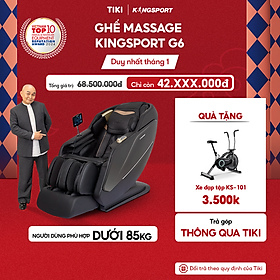 Ghế massage toàn thân cao cấp KINGSPORT G6 công nghệ massage Kingtech Touch Pro, công nghệ làm ấm Warmtech
