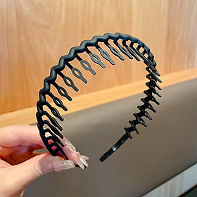 Băng Đô Cài Tóc Chống Trơn Trượt Răng Dài Phong Cách Thời Trang Hàn Quốc