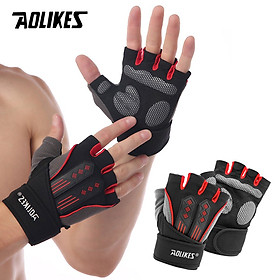 Hình ảnh Găng tay thể thao AOLIKES A-115 tập gym, đạp xe Fitness gloves