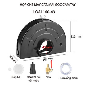 Mua Hộp che máy mài góc  cắt rãnh tường kèm van  ống cấp nước chống bụi  loại 140-160 tùy chọn