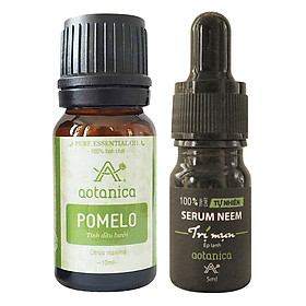 Serum Neem Hỗ Trợ Trị Mụn Và Tinh Dầu Bưởi Aotanica