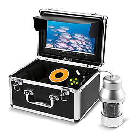 Máy Dò Cá Dưới Nước Chuyên Nghiệp 360 Độ Lixada Với Màn Hình Màu Cảm Ứng (9 Inch) (18 Đèn LED)