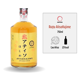 Rượu Shochu Atiso Hajime 750ml 25%