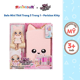 Đồ Chơi NA NA NA Búp Bê Thời Trang Mini 3 Trong 1 - Parisian Kitty 590392EUC