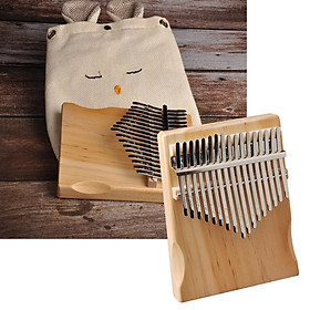 Kalimba Thumb Piano 17 Keys Musical Instruments,Finger Piano Gifts Wood