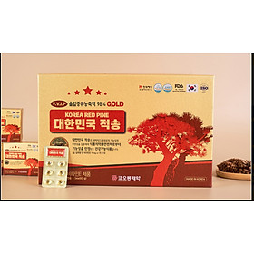 Tinh dầu thông đỏ KOREA RED PINE Hộp Đỏ 120 viên