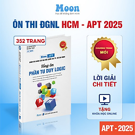[Chương trình mới] Sách ôn thi đánh giá năng lực 2025- HSA, TSA, APT | Moonbook