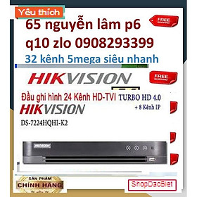 Mua hikvision DS-7224HGHI-K2 đầu ghi