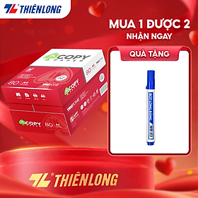 Combo 5 Ream giấy A4 80 gsm IK Copy (500 tờ) - Hàng nhập khẩu Indonesia Hàng nguyên thùng chất lượng cao
