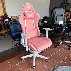 Mua Ghế Gaming MARS Hồng tay điều chỉnh 3D  2 options gác chân & không gác chân mới