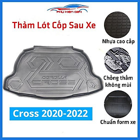 Thảm nhựa lót cốp Corolla Cross 2020-2021-2022 nhựa dẻo dày dặn đàn hồi tốt