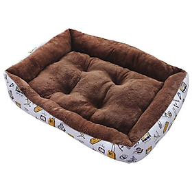 Dog Bed Pet Bed Warm Comfortable Bed Nest House for Cat Dog  Coffee S