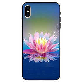 Ốp lưng dành cho Iphone X / Xs - Iphone Xs Max - Iphone Xr mẫu Sen Xanh Hồng