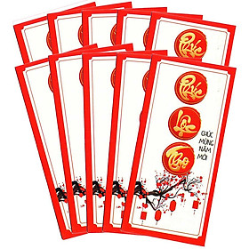 Bao Lì Xì - PHÚC LỘC THỌ (Bộ 10 Cái)