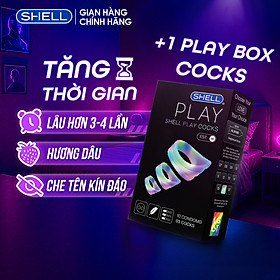 Bao cao su Shell Play Cocks - Tổng hợp 6 tính năng + 1 Play Box Cocks | SHELL CHÍNH HÃNG